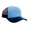 Czapka z daszkiem truckerka - mod. 3803:Błękitny, Nylon, Granatowy